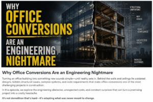 Why Office-to-Apartment Conversions Are an Engineering Nightmare — cover art