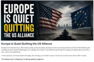 Europe Is Quietly Quitting the U.S. Alliance — cover art